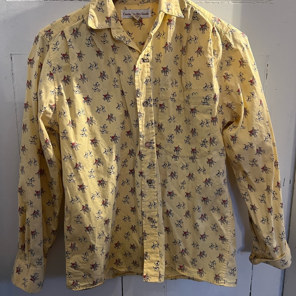 Fun Patterned Button Down Shirt